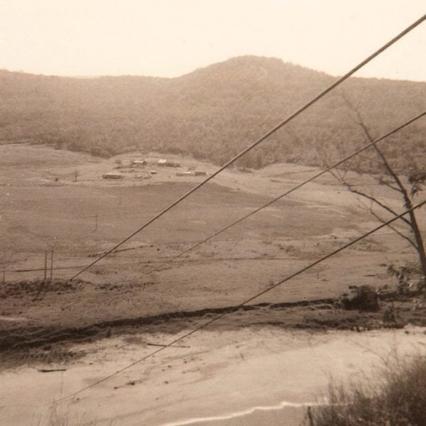 Cable running across a river