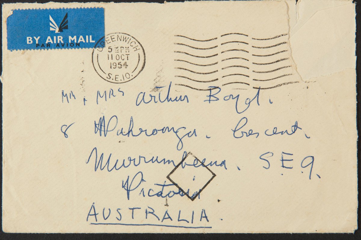 Addressed to Arthur 1954