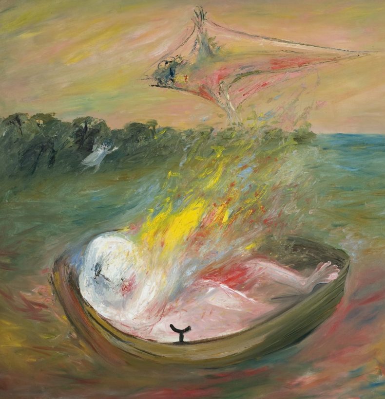 Abstract painting by Arthur Boyd