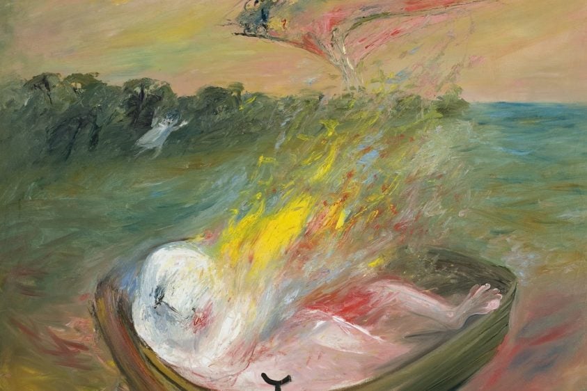 Abstract painting by Arthur Boyd