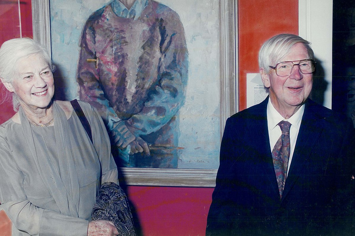 Arthur Boyd is awarded Australian of the Year in 1995