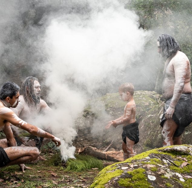 Traditional smoking ceremony