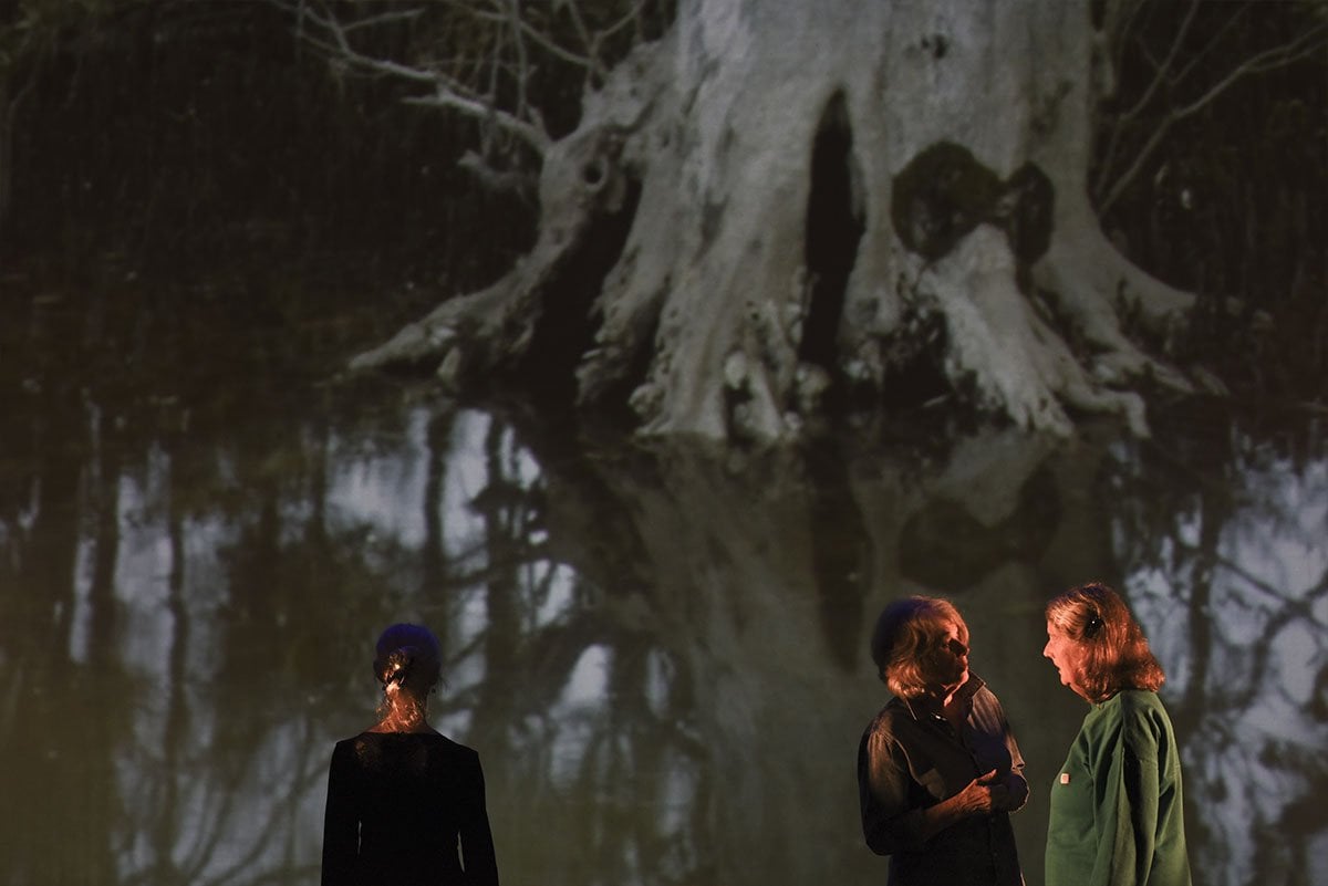 Mary Williams, Annie Howard, Inez Atai. Photo by Heidrun Lohr