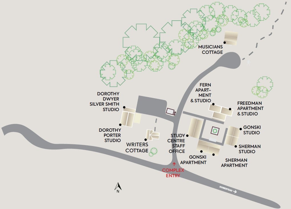 ARTIST IN RESIDENCE COMPLEX MAP