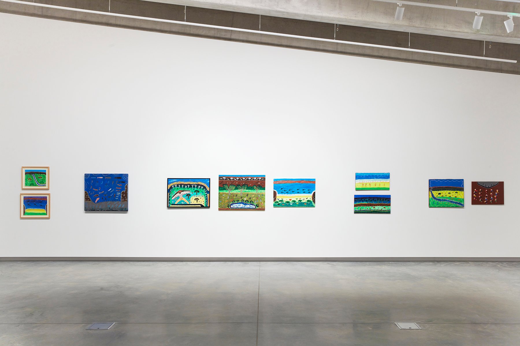 The River and the Sea, installation view, Art Museum, Bundanon. 2022. Photo: Zan Wimberley