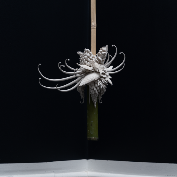 'Bamboo Study III' site-specific ephemeral installation, 2022. Photo: Lawrence Zeng
