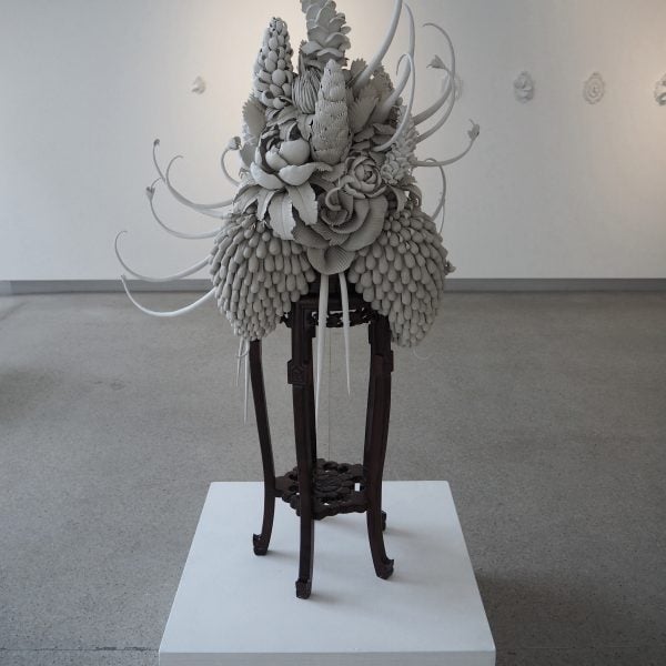 'Bloom' site-specific ephemeral installation, 2020. Photo: Ruth Ju-shih Li