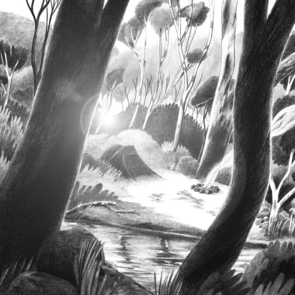 Excerpt from forthcoming graphic novel 'Bivouac'