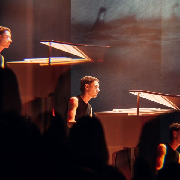 Ronan Apcar performing 'Reset' at Machine Hall, Sydney. Photo: Jordan Munns