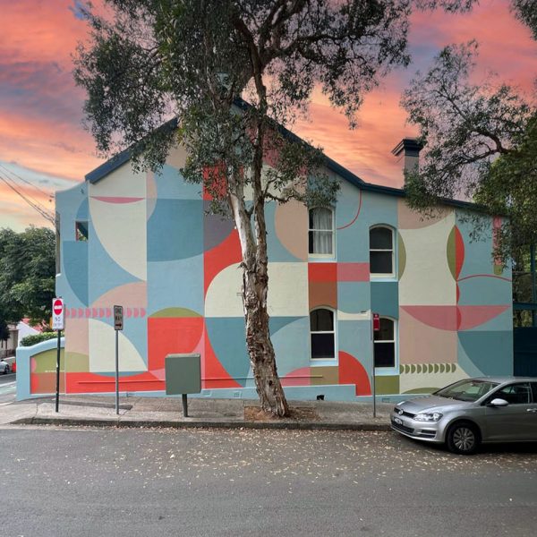 Lymesmith 'Arc Angel' 2023, Mural painted by Stacey Keating, Indigo Jo and The Art of Wall