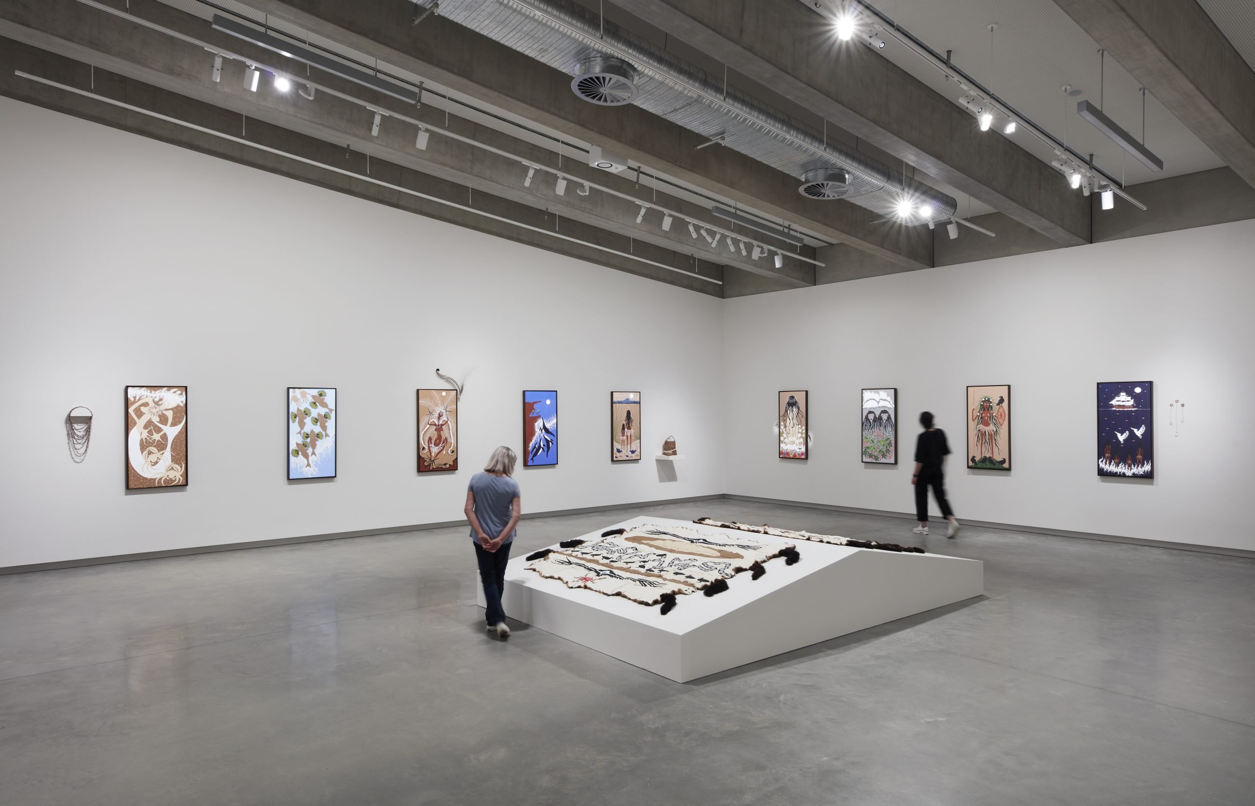 Aunty Julie Freeman, Bidd i - gal noon - kan - leek (Grandmothers belonging to me), (installation view) , Bundanon , 2024. Photo: Zan Wimberley