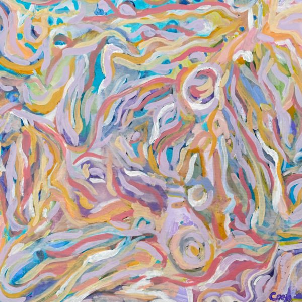 Road Trip, 2023. Acrylic on canvas, 71x71cm