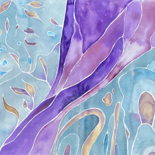 Rock Pool, 2023. Acrylic on canvas, 105x158cm