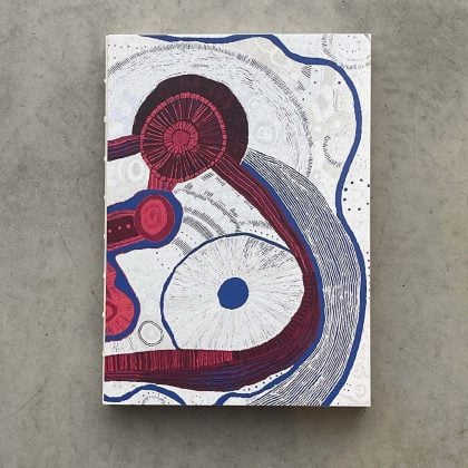 Betty Kuntiwa Pumani: Antara Exposed Spine Sketchbook