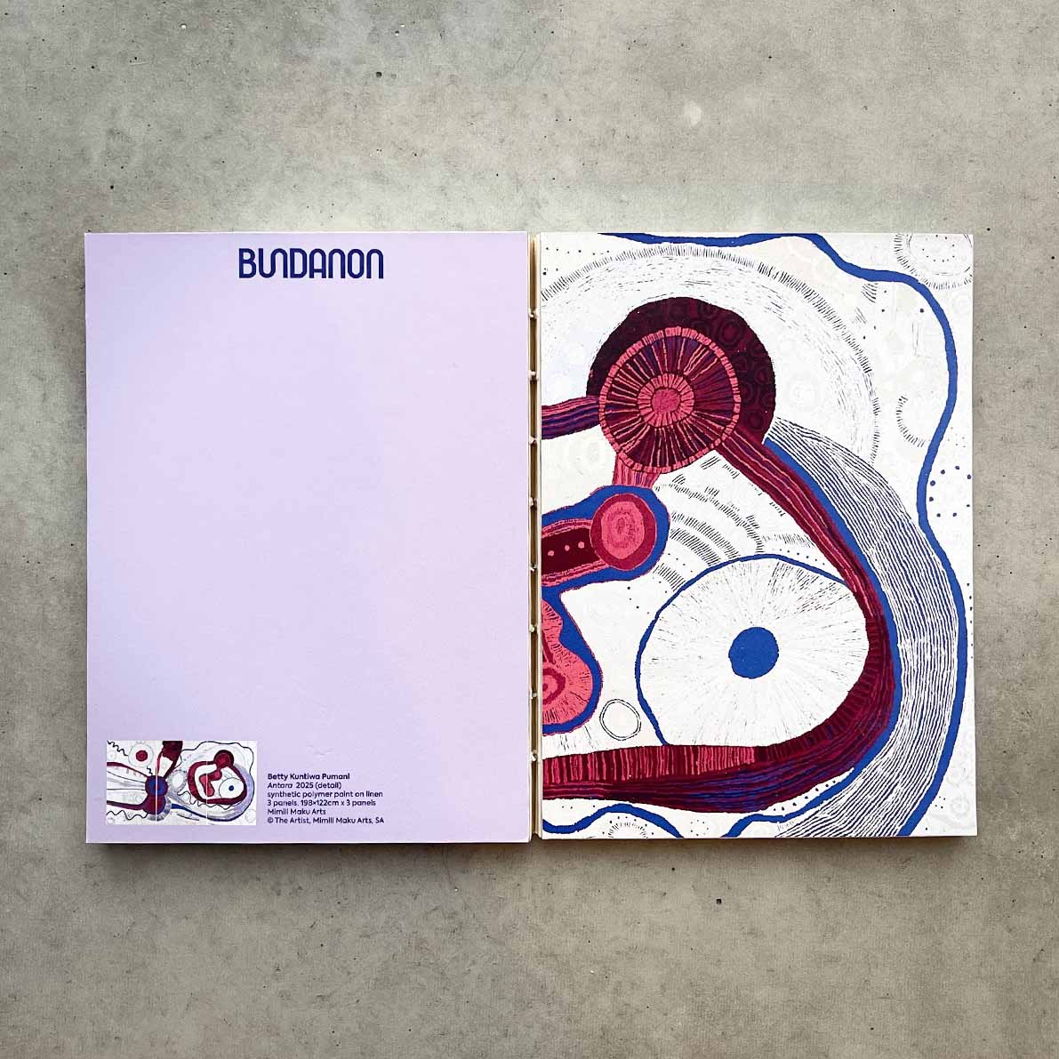 Betty Kuntiwa Pumani: Antara Exposed Spine Sketchbook - Image 2