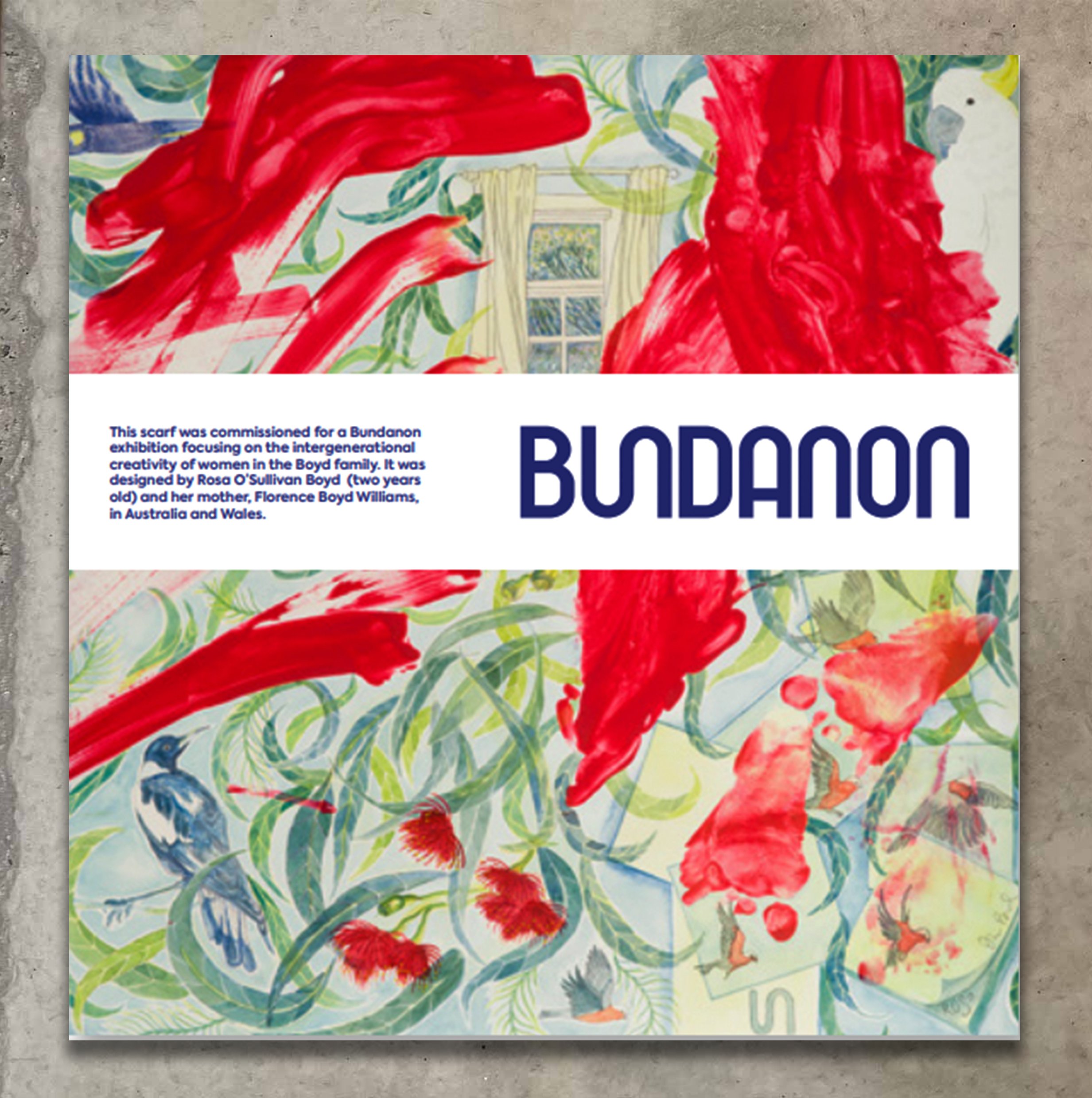 Florence Boyd & Rosa O’Sullivan Boyd 100% Silk Scarf - Image 2