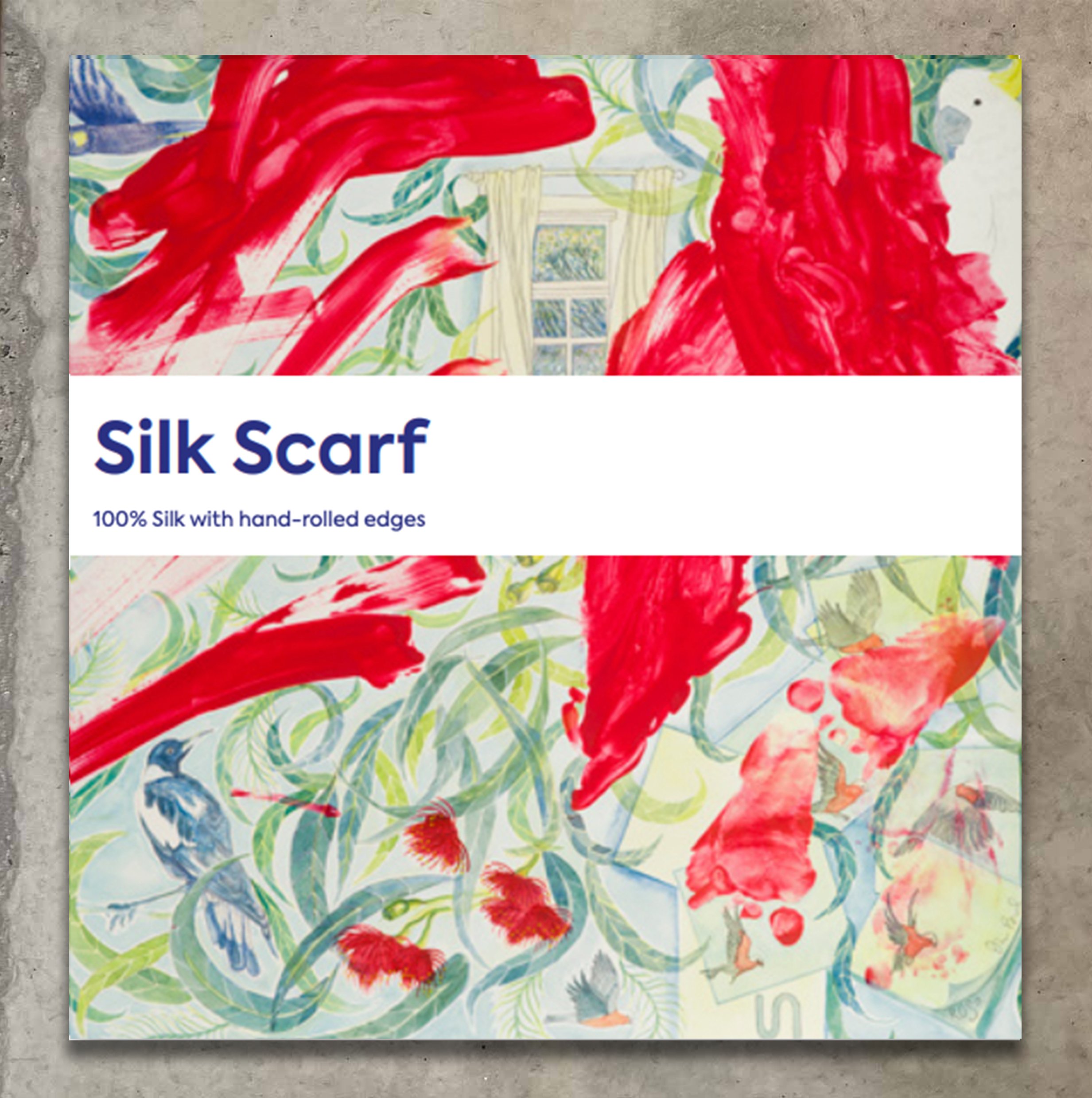 Florence Boyd & Rosa O’Sullivan Boyd 100% Silk Scarf - Image 3