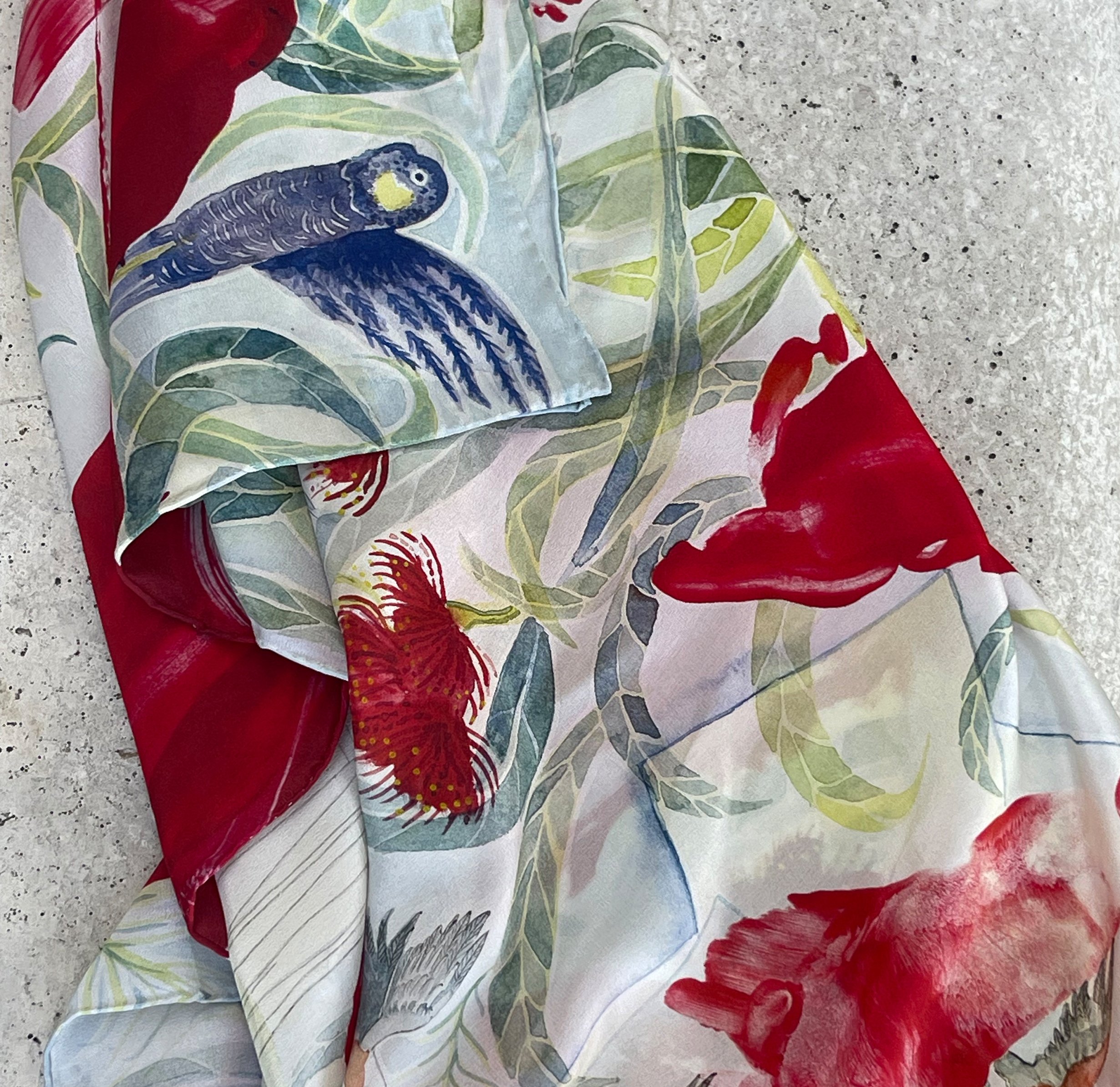 Florence Boyd & Rosa O’Sullivan Boyd 100% Silk Scarf - Image 5