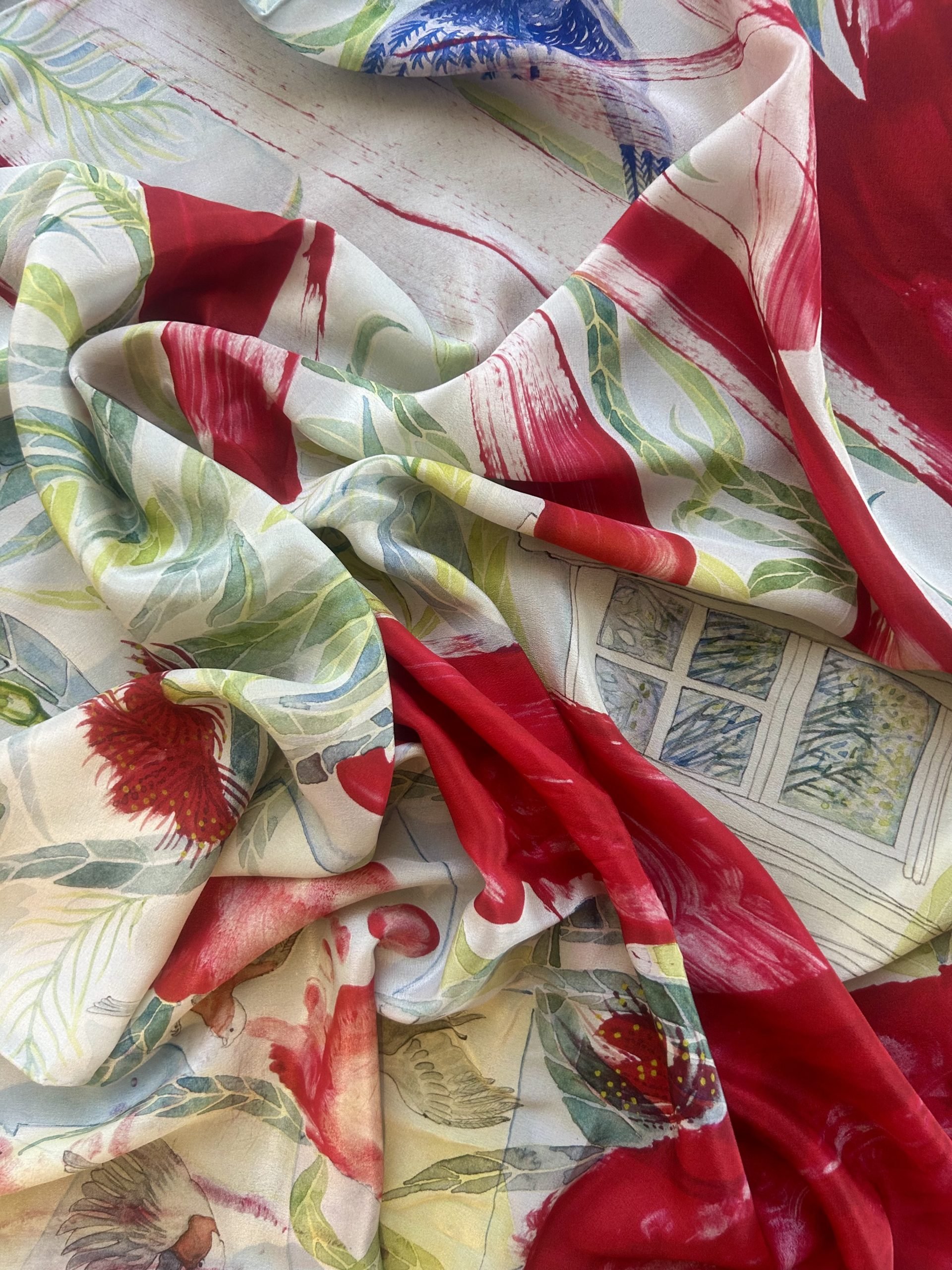 Florence Boyd & Rosa O’Sullivan Boyd 100% Silk Scarf