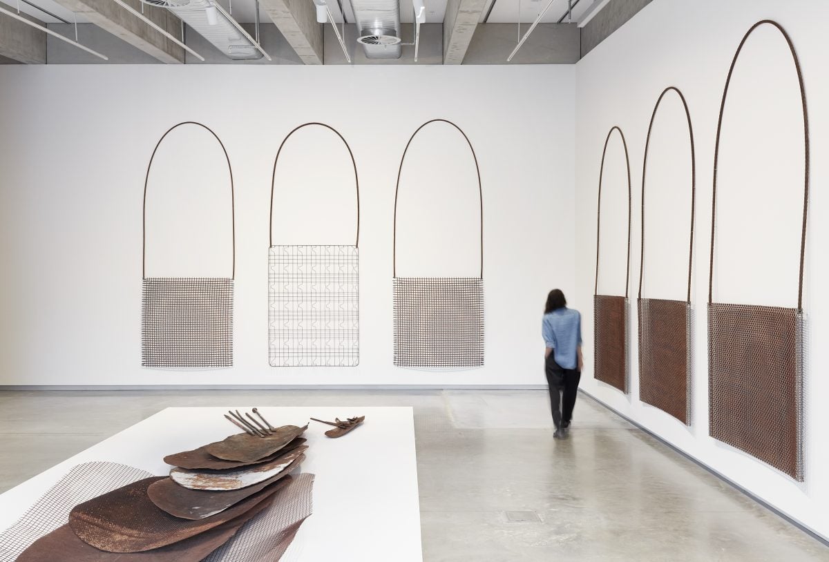 Sky, Earth, Water exhibition with giant wall display