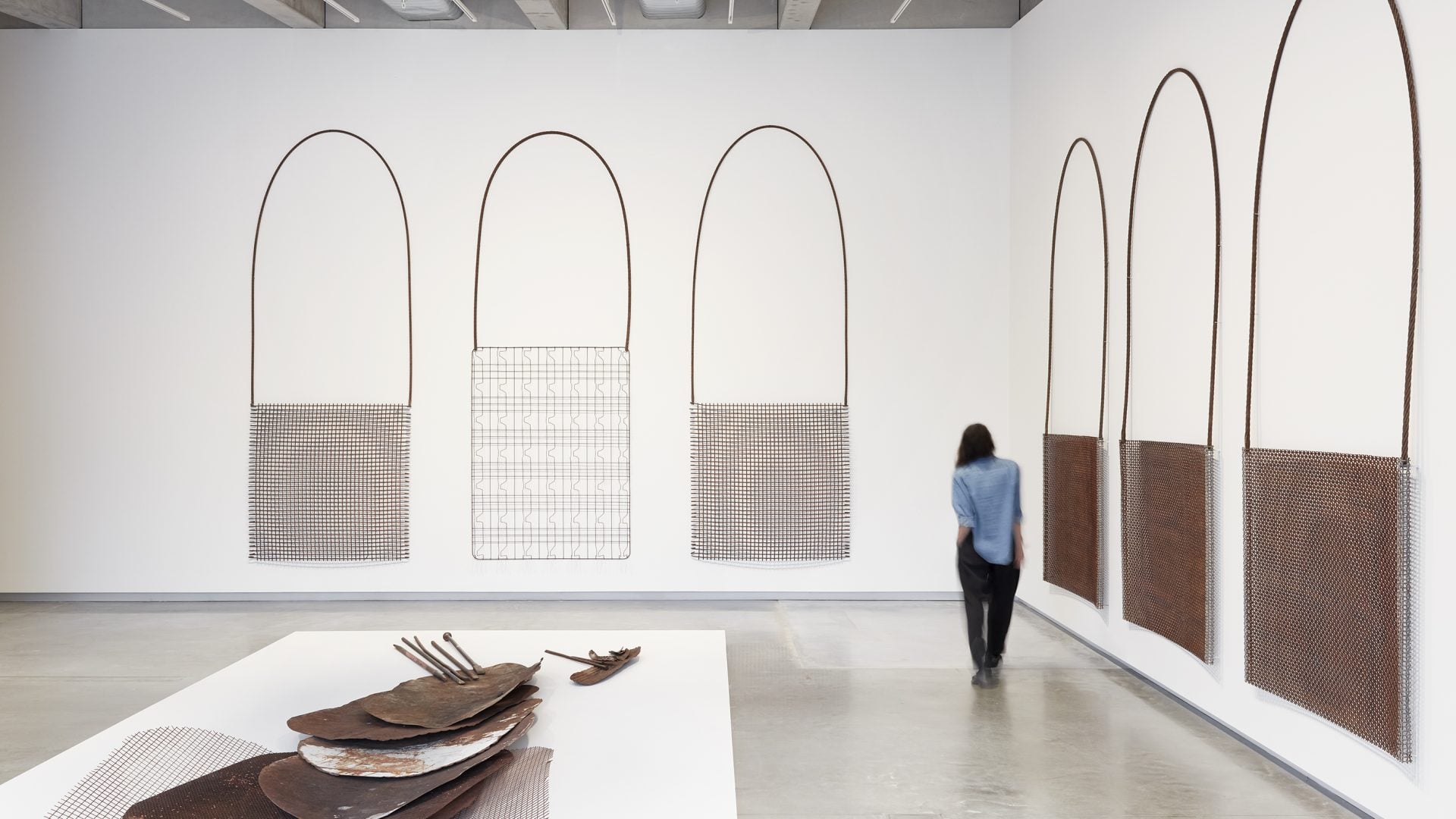 Sky, Earth, Water exhibition with giant wall display