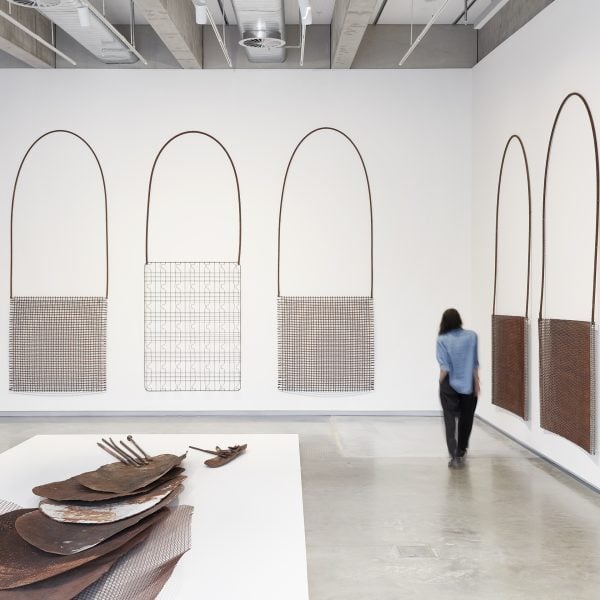 Sky, Earth, Water exhibition with giant wall display