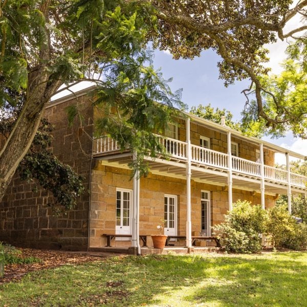Exterior of historical homestead