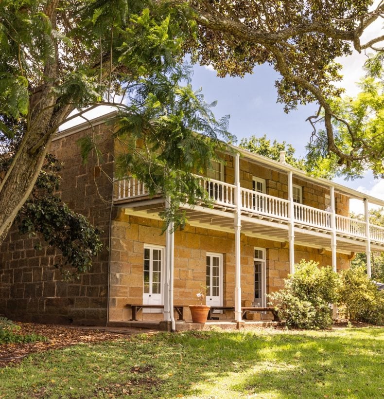 Exterior of historical homestead