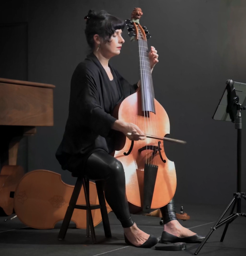 Woman playing cello