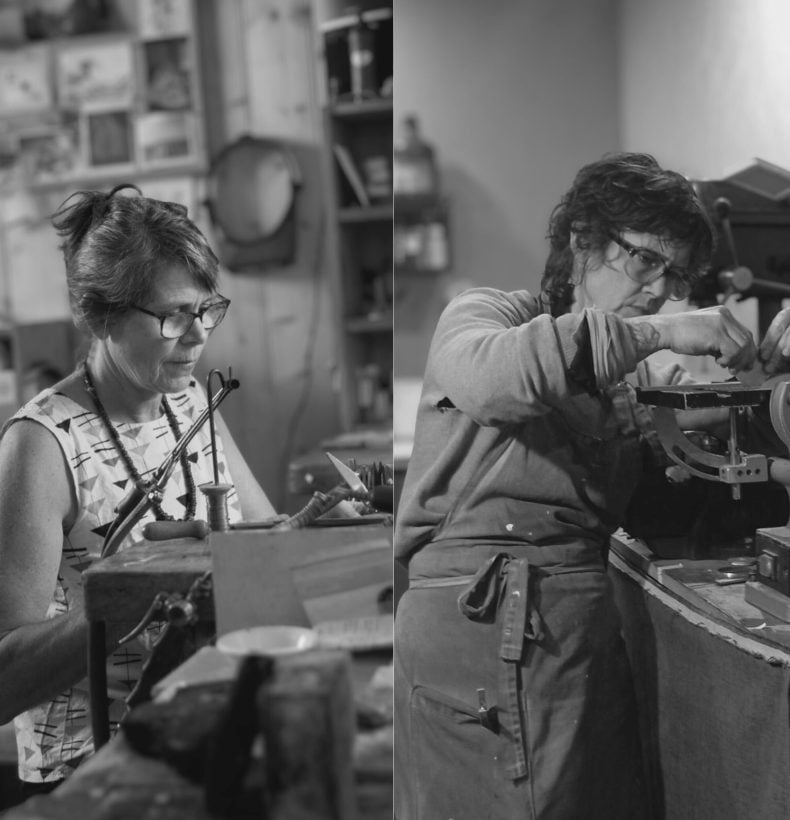 Regine Schwarzer and Nataša Milenović