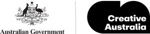 Aus Gov and Creative Australia Logo Horizontal Logo