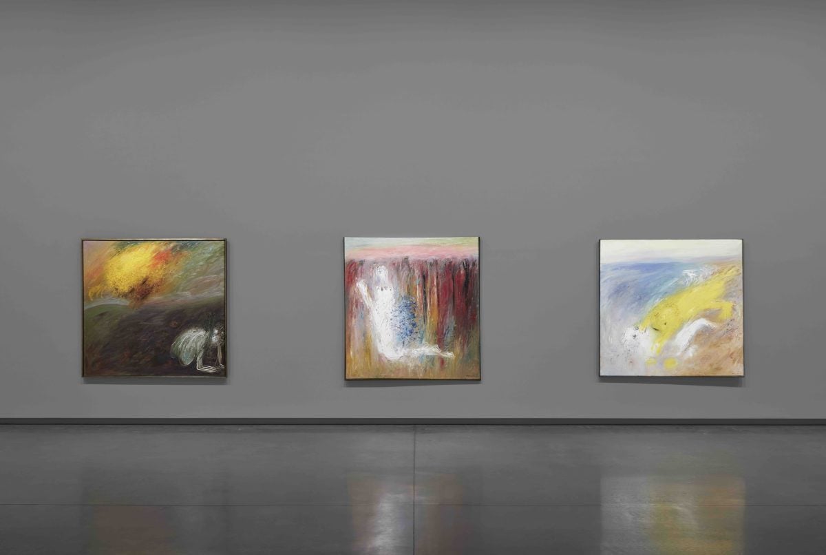 3 artworks on a wall